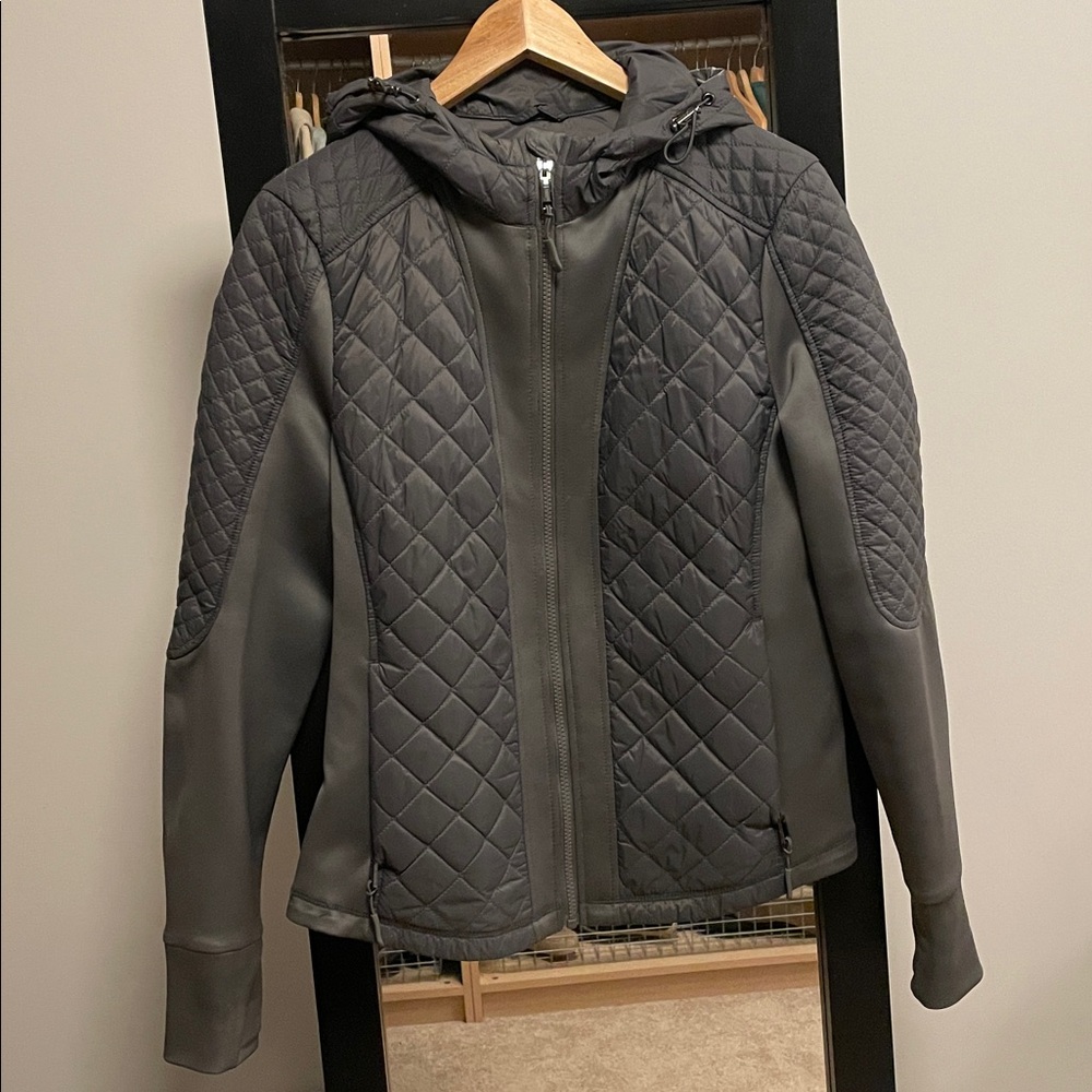 Propel Bass Engineered Gray Quilted Women's Jacket